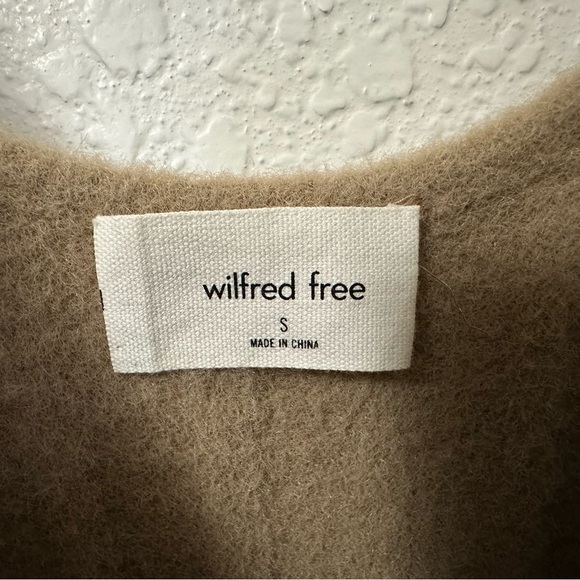 Aritzia Wilfred Free Womens Hush Knit Tank Dress Sz Small Brown Soft Ribbed Midi - Picture 9 of 9